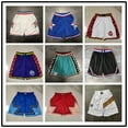 thumbnail image 3 of Pantalons de Basketball Sun Lakers 76ers Heat Raptors Magic Pocket Shorts Brodés Denses Rétro Pantalons de Basketball, 3 of 4