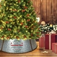 thumbnail image 3 of Costway Christmas Metal Tree Collar w/ 30 Inch Diameter Base for Holiday Decor Silver, 3 of 10