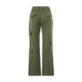 thumbnail image 5 of Seyurigaoka Women Loose Pants, Slimming Casual Party Street Spring Sports Long Wide-Leg Multi-Pockets Trousers, 5 of 9