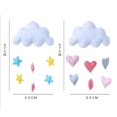 thumbnail image 2 of Clouds Wind Chime Baby Bed Bell Children's Room Decoration Photography Props Soft Rattles Mobile Stroller Hanging Baby Toys heqiyong toy, 2 of 2