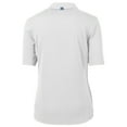 thumbnail image 3 of Women's Cutter & Buck White Arizona Diamondbacks City Connect Virtue Eco Pique Recycled Polo, 3 of 3