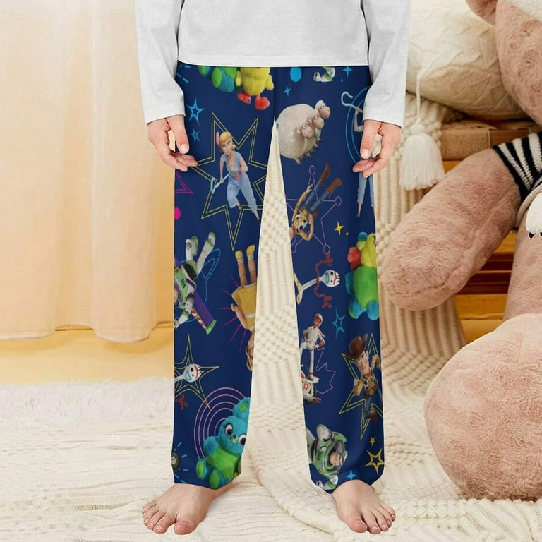 Toy Story Pajama Pants Long Sleep Pant Pajama Bottoms Drawstring Waist with Pockets Walmart