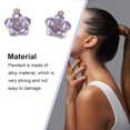 thumbnail image 4 of Sonducket 10 Uds pendientes colgantes flores de cinco pétalos accesorios de de aleación fabricación de joyas suministros hechos a mano para Ropa, zapatos y accesorios Miscelánea violeta Sonducket AP009896-01B, 4 of 6