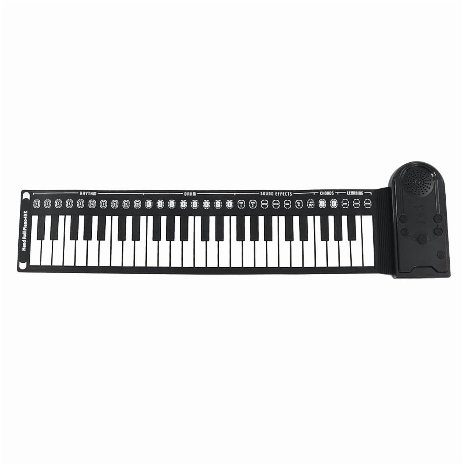 3X Keyboard Piano Roll Up Electric Piano for Beginners Foldable 49 Keys Electronic Piano