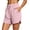 Pink #04, variant on Sweat Shorts Women Yoga High Waisted Dolphin Shorts Summer Casual Drawstring SweatShorts with Pockets XL