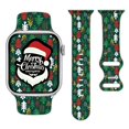 thumbnail image 1 of Correa De Reloj Con Diseño De Árbol De Navidad Compatible Con Apple Watch De 38 Mm, 40 Mm, 41 Mm, 42 Mm, 44 Mm, 45 Mm, 49 Mm, Para Mujeres, Hombres, Regalos, Pulseras Deportivas De Silicona, Correa Pa, 1 of 5