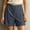 Navy, variant on Women’s Slit-Hem Cream Wide-Leg Draped Pants, DUnrefinedstring Waist & Smooth-Breathable Cut for Mixed Daily Home & Office Commute Days Blue S