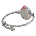 thumbnail image 6 of Blekon Collections Women's Cuff Watch - Round Analog Display Arabic Numbers 23mm Case Wire Bracelet Watch for Women Elegant Cable Cuff Bangle Wrist Watch, 6 of 7