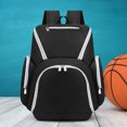 thumbnail image 4 of Bolsos De Hombro Para Balones De Fútbol Bolsa de baloncesto Oxford Bolsa de baloncesto elástica para deportes al aire libre (blanco y negro) Ehuebsd Para Estrenar, 4 of 9
