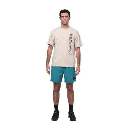 Maui and Sons Capri Solid Men's Swim Trunks | Classic Quick Drying Pool Shorts Inspired by California Surf Culture & Designed for Everyday Comfort