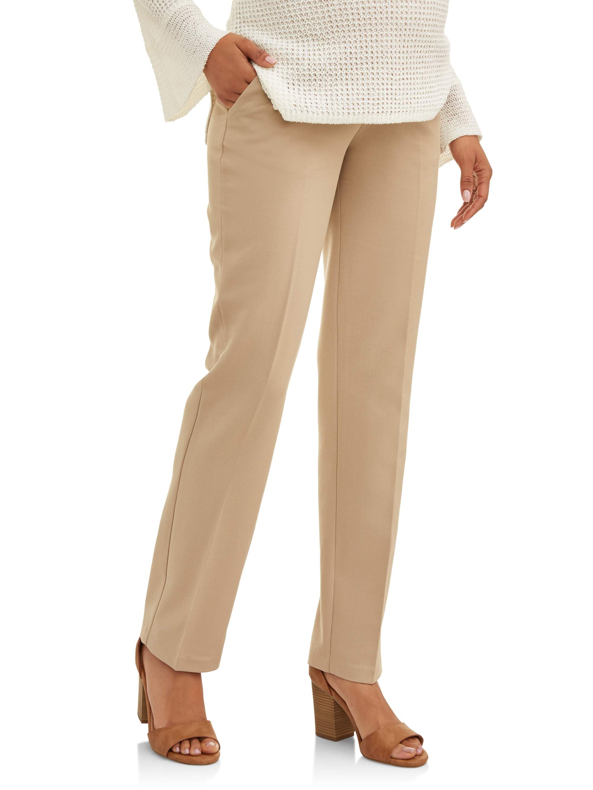 plus size maternity black work pants