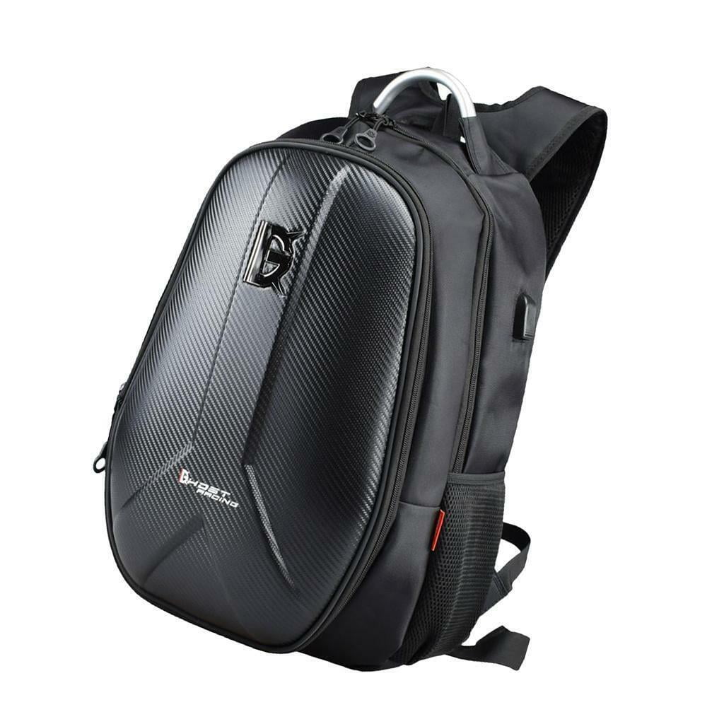 Motorcycle Backpack Carbon Fiber Waterproof Moto Motorbike Helmet Bags