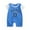 Blue, variant on TMOYZQ Toddler Newborn Cotton Rompers Baby Boy Girls Short Sleeve Thin Onesie Bodysuit Infant Summer Crawling Clothes Jumpsuit 1-12 Months on Clearance