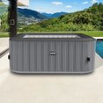 thumbnail image 4 of Wave PACIFIC, Inflatable Hot Tub & Spa, all Integrated, energy efficient, 6 Person, Square : GREY RATTAN, 4 of 5