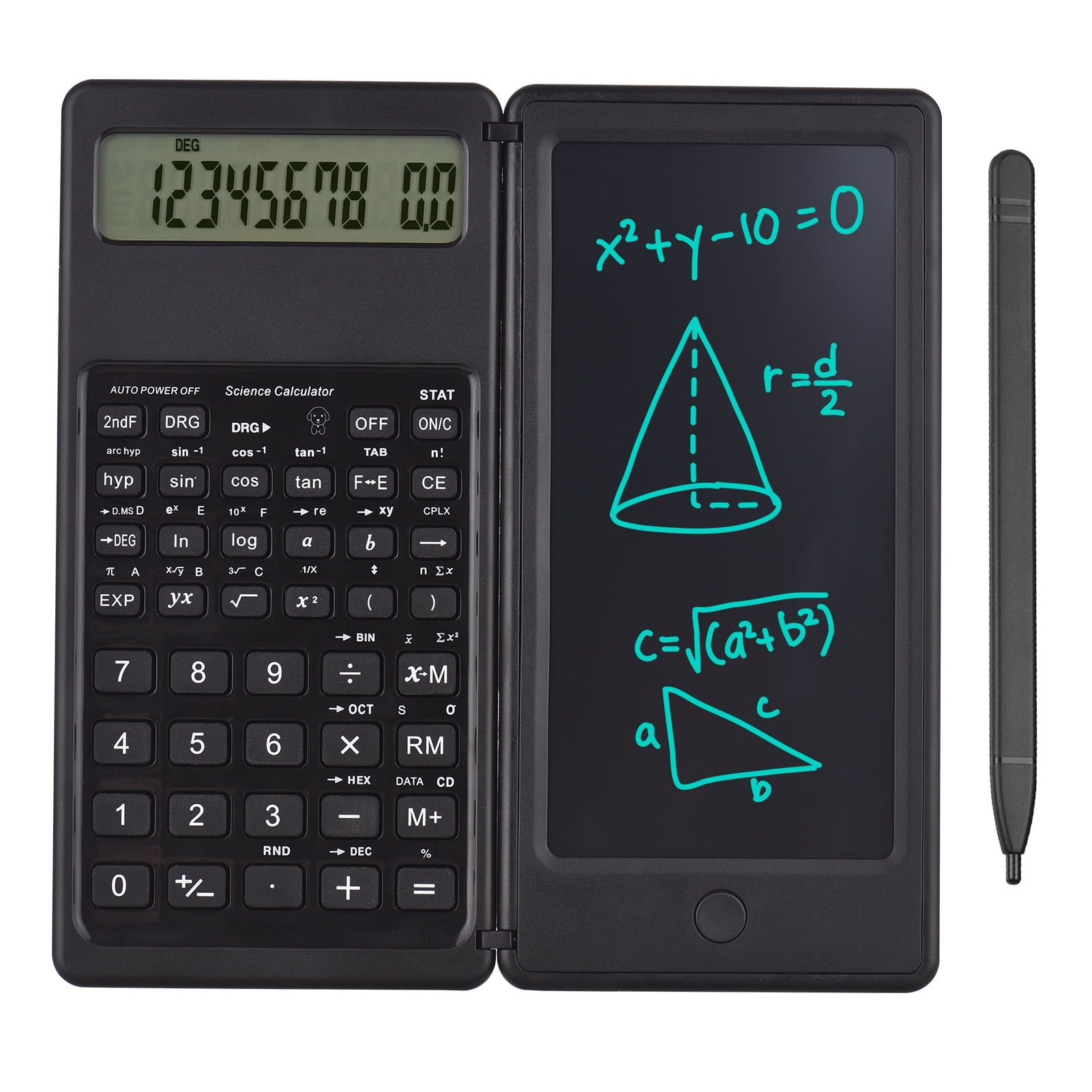 MIXFEER Calculator with LCD Writing Tablet Desktop Calculators 10