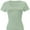 Light green, variant on Women Casual Long Sleeve Slim Scoop Neck Fit T Shirts Basic Tee Tops Crew