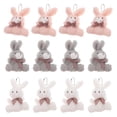 thumbnail image 2 of 12 llaveros de conejito de peluche, colgantes decorativos de conejo., 2 of 8
