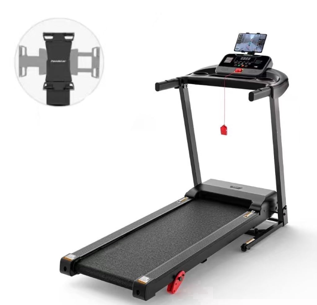 3HP Space-Saving Folding Treadmill with 9% Incline & 71  Workout Programs, App Connectivity, Quiet Operation for Home Use