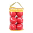 thumbnail image 1 of Pelotas de tenis Zulema 12 piezas para entrenamiento y juego rojo, 1 of 8