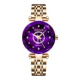 thumbnail image 2 of JacenvlySteel Strap, Precise Timing, Suitable For All Styles Heart Of The Sky Diamond Surface Bright Multi-faceted Glass Solid Steel Band Ladies Watch Birthday Gifts for Women, 2 of 2