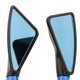 thumbnail image 5 of Espejo retrovisor convexo universal Espejo retrovisor Espejo de manillar que reduce el deslumbramiento, Fijación de accesorios para scooter Dirt Bike - Azul Soledad Espejo retrovisor, 5 of 8