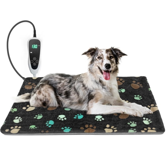 Almohadilla térmica para perros GOLOPET, impermeable, 80 — 130 °F, 82 x 51 cm