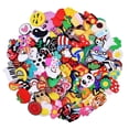 thumbnail image 1 of For Crocs 50 Pcs Random Shoe Charms For Shoe & Bracelet Wristband Party Gifts, 1 of 4
