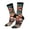 3 Black, variant on Flower Crown Cat Print Adult Socks for Men & Women,Calf Socks, Ankle Socks,Boots Socks,Breathable Casual Sock,Unisex Crew Socks
