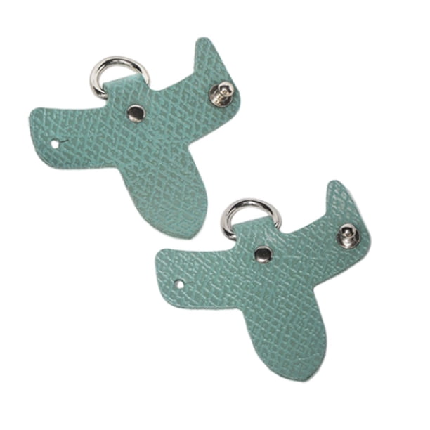 2 piezas de anillos para correa de bolso, anillos para billetera, hebillas, perforadores, anillos universales para billetera Azul