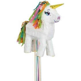 Pin The Horn On The Unicorn Party Favor Game For Kids Includes 24 Reusable Sticker Horns 2 Blindfolds 10 Adhesive Glue Dots Walmart Com Walmart Com