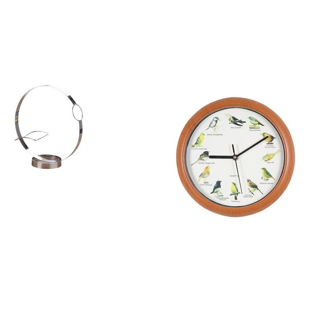 Portabotellas de vino,Soporte para botellas de vino,soporte para botellas de vino,estante de hierro,Reloj de pared,Reloj de pared con pájaro cantor Relojes de pared con pájaros,Relojes de