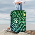 thumbnail image 3 of Lsque Green Disco Lights Printed Luggage Cover, Travel Luggage Protector,Scratch and Dirt Resistant, Fits 18-32 Inch Luggage - Medium, 3 of 9