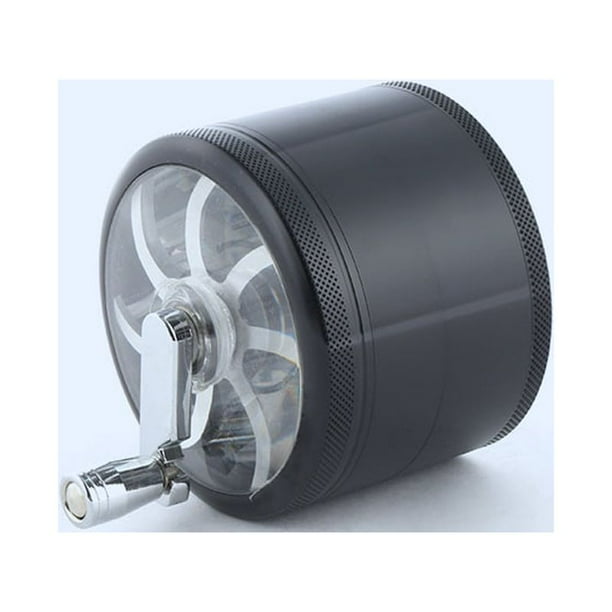 SHENMO Hand Crank Spices Grinder (2.5", Black),Easy Clean，Hand Crank