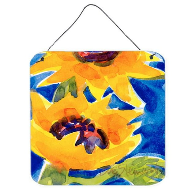 Flower - Sunflower Aluminium Metal Wall Or Door Hanging Prints