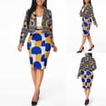 thumbnail image 2 of asdoklhq Skirt for Women Plus Size,Lapel Short Suit Skirt Suit Two Piece Suit, 2 of 9
