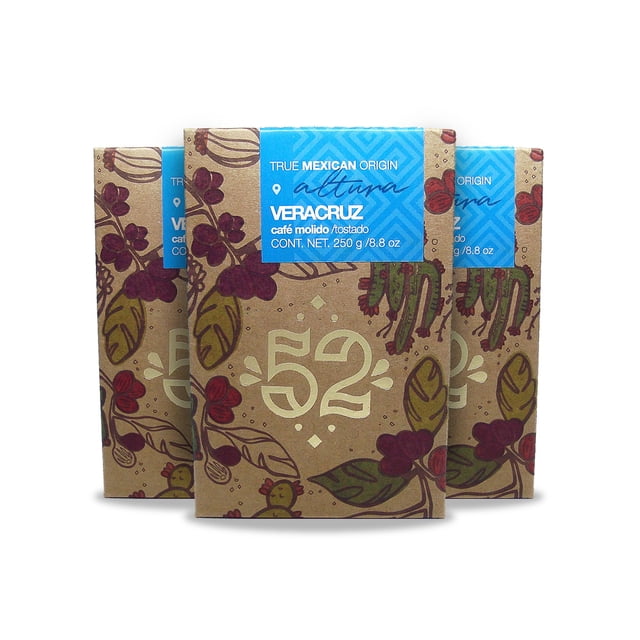 Café Artesanal 52 ALTURA Veracruz Pack de 3 - Molido