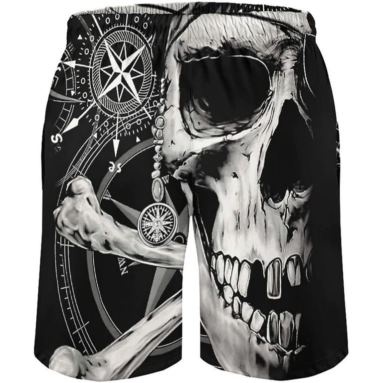 Heavy metal shop swim trunks