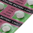 thumbnail image 4 of 10 Pieces AG6 Alkaline Battery 1.55V Button Coin Cell 371 SR920SW LR920 SR927 171 370 L921 LR69 SR920 Watch Batteries, 4 of 16