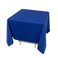 thumbnail image 5 of BalsaCircle 70x70 in Royal Blue Scuba Polyester Square Tablecloth Party Linens Events Decorations Supplies, 5 of 8