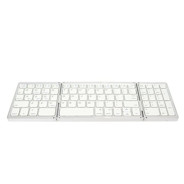 Foldable Keyboard Wireless Folding Keyboard Multiple Device Connection Foldable Keyboard Triple Fold Wireless Keyboard for Laptop Tablet Phone