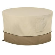 Classic Accessories 55-465-011501-00 Round Fire Pit & Table Cover - Pepple, Small