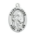thumbnail image 3 of St. Jude Sterling Silver Medal Necklace, 3 of 10