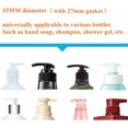 thumbnail image 3 of Soporte dispensador de botellas con bomba, soporte para colgar desinfectante de manos, pegatina de pared, soporte para botellas de gel de ducha, gancho desinfectante, 4 Uds., 3 of 5