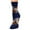 Navy, variant on Women's Crew Socks Cat Pattern Autumn And Winter Socks Soft Cotton Trendy Holiday Casual Hosiery