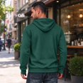 thumbnail image 5 of Axiiglly Hoodies for Men Drawstring Long Sleeve Green Pullover Sweatshirt with Pockets Casual Trendy Big & Tall Hoodies S-3XL, 5 of 6