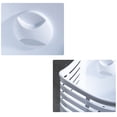thumbnail image 4 of Suction Shower Caddy Wall Punch-free Shelf Plastic Bathroom Storage Shelf, 4 of 8