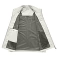 thumbnail image 5 of Awwp Men's Lightweight Vest Sleeveless Outdoor Work Jacket for Travel Hiking Running Multi-Pocket Utility Vest White Size: 6Xl, 5 of 7