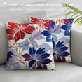 thumbnail image 3 of PHYHOO Red Blue Throw Pillow Covers, Patriotic Cushion Case for Sofa Couch, 3 of 5