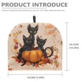 thumbnail image 7 of ZUXONGSY Thanksgiving Black Cat Tea Cozies Covers Thick Teapot Cosy with Hanging Ring Kettle Dust Cover Fit Tea Breakfast Warmer Cover Stain Resistant Autumn Thanksgiving Decor, 7 of 7