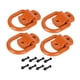 thumbnail image 3 of Anclaje de amarre de carga alta de acero al carbono de 1/2 pulgada con anillo D forjado para camiones Naranja, 3 of 9